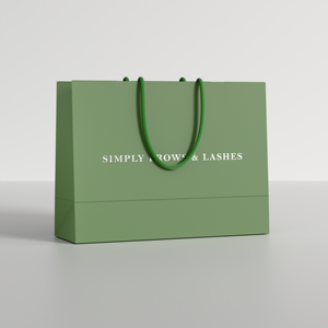 Sac en carton à cordon de serrage personnalisable pour sac à main classique, avec marquage à chaud, matériau écologique, réutilisable et durable - Product Image 1