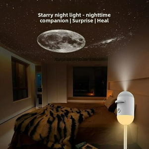 USB Planetarium Galaxy <strong>Moon</strong> Projection Lamp Kids Starry Romantic LED Ambient Ceiling Room Projector <strong>Night</strong> <strong>Lights</strong> for Bedroom Car - Product Image 6