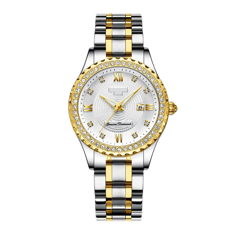 Лидер продаж, кварцевые часы высшего уровня в стиле хип-хоп, часы для мужчин и женщин