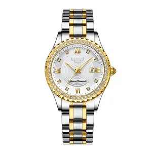 La montre à quartz de haut niveau la plus vendue Hip Hop Bling Watch pour hommes femmes