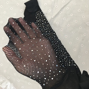 Bas de perçage filet collants enfants maille brillant strass bébé filles bas maille sous-vêtements enfants collants - Product Image 1