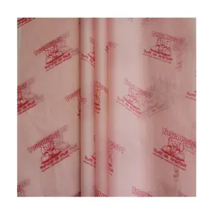 Hat garment gift wrapping pink soft tissue paper printed