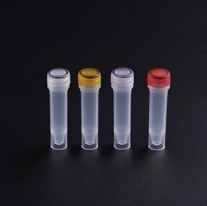 หลอดแช่แข็งพลาสติกขนาดเล็กแบบใช้แล้วทิ้งพร้อมฝาปิดท่อแช่แข็งสำหรับห้องปฏิบัติการ - Product Image 5