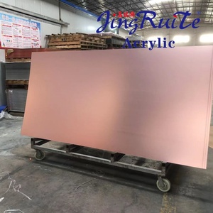 Jingruite Glossy Finished <strong>Mirror</strong> <strong>Acrylic</strong> Board with 1-12mm Thickness 1220x2440mm Size Options for Luxury Retail Store Display - Product Image 1