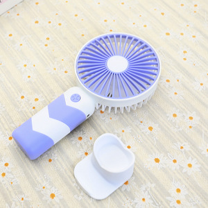 Mini Handheld Usb Rechargeable Fan With Stand <b>Foldable</b> Portable <b>Desk</b> Fan For Outdoor Use - Product Image 4