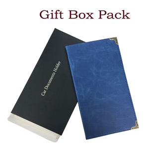 Tùy Chỉnh Logo PU Leather Auto Xe Găng Tay Hộp Bảo Hiểm ID Thẻ Đăng Ký Chủ Xe Tài Liệu Organizer Cho Lái Xe Giấy Phép - Product Image 4