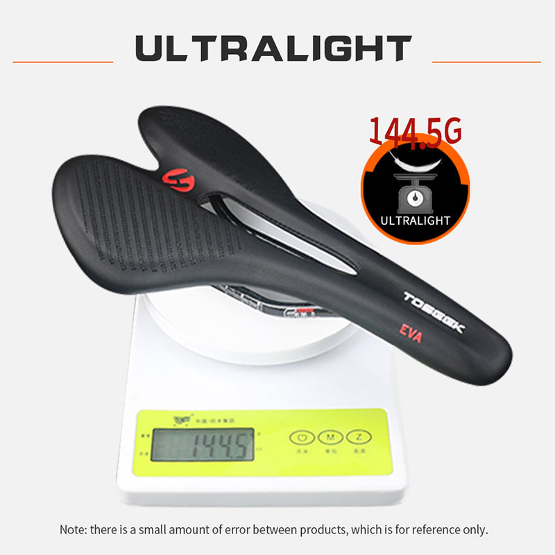 TOSEEK Bike Saddle Carbon Black Bmx