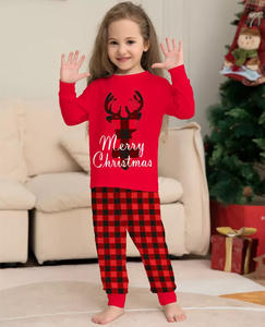 Pijamas Enterizos Navideños a Juego para Niños, Bebés y Adultos, Conjuntos Familiares para Parejas y Mujeres, Pantalones de <span class=keywords><strong>Pijama</strong></span> de Navidad - Product Image 3