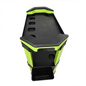 Chariot multifonctionnel pour le lavage et l'entretien automobile avec étagère à trois niveaux - Product Image 2