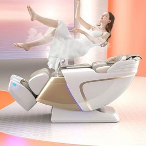 Fauteuil de massage moderne CITICITY pour usage domestique, électrique 4D, massage Shiatsu complet du corps, roulement à double noyau, chaleur, pliable, design zéro gravité - Product Image 5