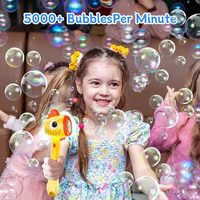 Machine à bulles automatique à piles jouets baguette à bulles poussin jaune jouets pour enfants