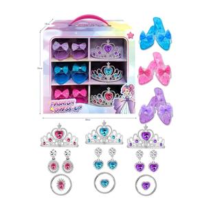 Set di Giocattoli per Bambine, Scarpe e Tiara da Principessa (2 Paia di Scarpe + 2 Tiare), <span class=keywords><strong>Collezione</strong></span> per Giochi di Ruolo per Bambine - Product Image 4
