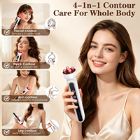 Nouvel appareil de beauté thermique rotatif sans fil pour les yeux et le visage, anti-âge, anti-rides, réduction de la cellulite, recharge USB-C