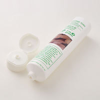 Tube cosmétique 100 % recyclable et écologique en canne à sucre Bio-PE, emballage durable en PE vert à base de matières organiques avec bouchon à clapet