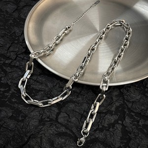 VAF <span class=keywords><strong>WOW</strong></span> 7mm Rectangular plano pulido a mano collar de soldadura de acero inoxidable sin costura 50 + 5cm fuerte resistente Unisex - Product Image 3