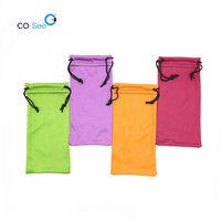Pochette à lunettes en microfibre personnalisable avec logo, étui souple pour lunettes, sac de rangement pour lunettes de soleil, pour hommes et femmes