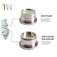 Lensa Kolimasi Laser Serat Kuarsa TNN 1064nm Transmisi 99,99% Daya 15kw untuk Mesin Pemotong Laser Baru