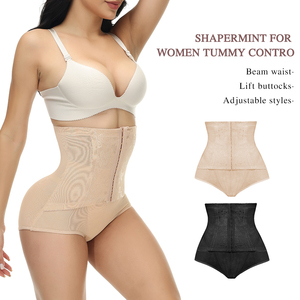 YIYUN-Entrenador de cintura alta sin costuras, ropa moldeadora de glúteos, pantalones cortos con gancho, faja, Tanga, moldeador Boby - Product Image 4