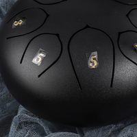 Factory Price Percussion Instrument 6 Inch 8 Tone Handpan Hollow Drum Carbon Steel Tongue Drum