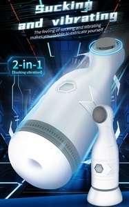 Copa masturbadora masculina automática <span class=keywords><strong>2</strong></span> en 1 con 4 succión 6 máquina de masturbación vibratoria juguetes sexuales para hombres - Product Image 6
