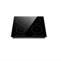Table de cuisson à induction cachée intégrée à double cuisinière à induction