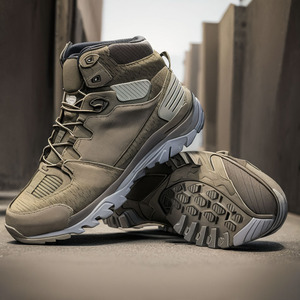 Chaussures de randonnée légères montantes directes d'usine pour hommes chaussures de sport d'escalade en plein air antidérapantes avec bout rond pour l'hiver - Product Image 5