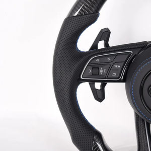 Volant professionnel en fibre de carbone de conception à fond plat inspiré de la course personnalisée pour <span class=keywords><strong>Audi</strong></span> A3 A4 A5 RS3 RS4 RS5 S3 S4 TT R8 - Product Image 3