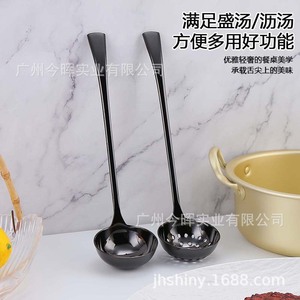 ทัพพีสแตนเลส Shiny Jh ด้ามยาว ทรงลึก หนา ทนทาน ใช้ตักซุปและโจ๊ก - Product Image 4