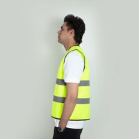 Gilet de sécurité réfléchissant haute visibilité à prix d'usine, gilet de chantier réfléchissant, vêtements de travail, gilet de sécurité 100% polyester