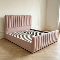Italienischer Stil Schlafzimmermöbel Modernes Luxuriöses Queen-Size Polsterbett
