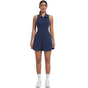 Hoch tailliertes Sport kleid für Damen mit Reiß verschluss zum Abnehmen - Product Image 6