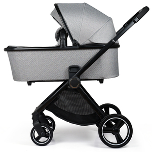 <span class=keywords><strong>Passeggino</strong></span> di Lusso 3 in 1 con <span class=keywords><strong>Culla</strong></span>, Carrozzina di Lusso 3 in 1 con Seggiolino Auto, <span class=keywords><strong>Passeggino</strong></span> con Cesto per il Sonno - Product Image 2