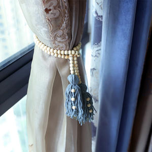 <span class=keywords><strong>Rideau</strong></span> de boucle de <span class=keywords><strong>rideau</strong></span> de <span class=keywords><strong>lanière</strong></span> de <span class=keywords><strong>rideau</strong></span> de qualité <span class=keywords><strong>à</strong></span> la maison nordique avec des accessoires de décoration de dentelle de gland - Product Image 2