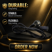 Kabel für Laptop-Adapter Ersatzkabel 1,2m/1,5m Robustes VDE Amerikanischer Standard AC-Stromkabel Verlängerungskabel