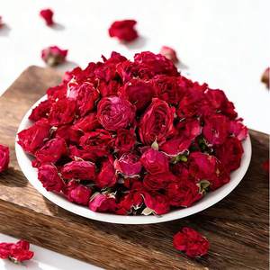 תה ורדים אורגני איכותי עם קצוות זהובים, ניצני ורדים מיובשים, טעם פרחוני מתוק, עשיר בויטמין C, ניצני ורדים מיובשים לשתייה יומיומית - Product Image 4