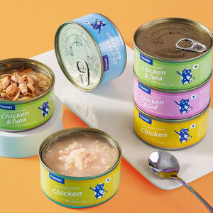 Drop-<span class=keywords><strong>Shipping</strong></span>-Haustier dosen Nasses Tierfutter Hühner brust in Dosen Nasses Katzenfutter Dose Mit Huhn - Product Image 1