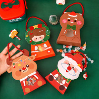 Vertikale Pyramiden-Süßigkeitenverpackung für Feiertagspartys und Süßigkeiten Kleine Dreieckige Weihnachtsgeschenkbox mit Öffnung zum Herausnehmen