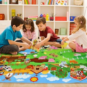 Set <span class=keywords><strong>de</strong></span> Tablero <span class=keywords><strong>de</strong></span> Fieltro con Animales <span class=keywords><strong>de</strong></span> Granja, Tablero <span class=keywords><strong>de</strong></span> Actividades Personalizado para Colgar, Kit <span class=keywords><strong>de</strong></span> Juego Interactivo Montessori para el Aprendizaje Temprano <span class=keywords><strong>de</strong></span> Niños - Product Image 5
