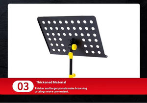 Pupitre de musique pliant Portable pour guitare Guzheng <span class=keywords><strong>violon</strong></span> Erhu grande <span class=keywords><strong>table</strong></span> de musique de levage pour Instruments de musique - Product Image 5