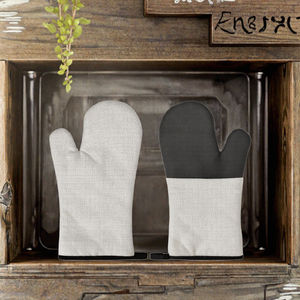 Juego de Guantes de Cocina Acolchados 100% Algodón Orgánico, Diseño Digital Impreso Personalizado, Accesorios de Cocina para Cocinar, Venta al Por Mayor - Product Image 3