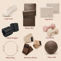 ZENJOY Vente en gros : Ensemble Pilates & Yoga personnalisable (logo et couleur), Haltères, Ballon de yoga, Tapis de yoga, Cercle de Pilates, Bandes de résistance