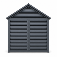 Abri à vélos en aluminium 6063-T5 à persiennes, abri de rangement extérieur pour vélos, résistant aux intempéries, taille personnalisée, verrouillable, CE
