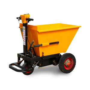 Brouette rouge en plastique à deux roues avec cadre en acier durable pour jardinage extérieur - Product Image 5