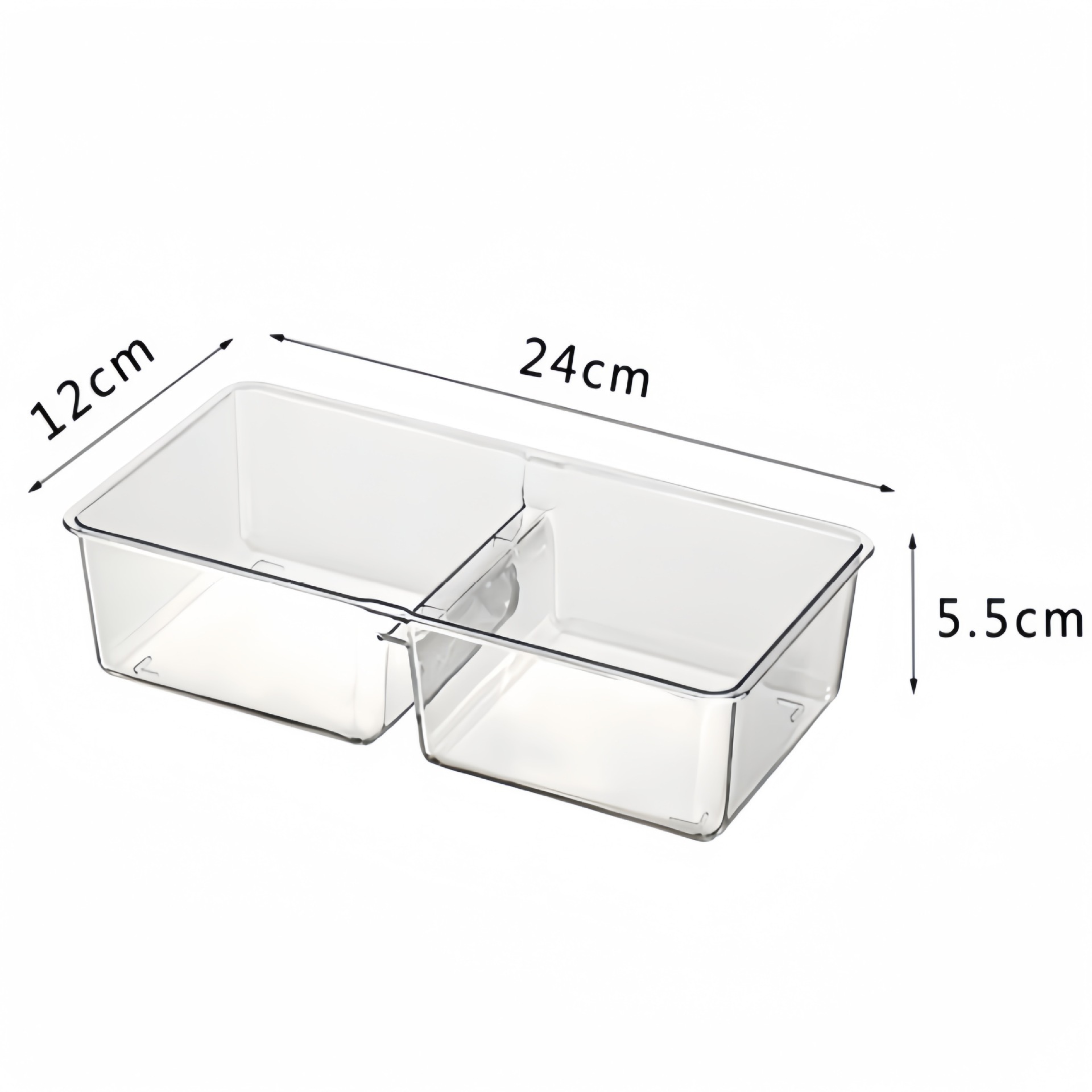 1 caja de almacenamiento de dos compartimentos