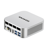 Mini PC SOAYAN Ryzen 7 7735HS Radeon 680M 24 Go LPDDR5 intégré, sans SSD, sans emplacement M.2 NVMe, triple écran 4K, WiFi 6, BT5.2, mini ordinateur de bureau
