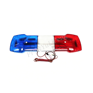 Barre lumineuse LED rouge et bleue, nouvelle, mince, haute puissance, super lumineuse, barre lumineuse d'avertissement pour <span class=keywords><strong>ambulance</strong></span> avec haut-parleur 66W - Product Image 3