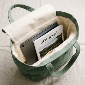 Custom Logo Printed Eco Friendly Reusable Organic <b>Canvas</b> <b>Tote</b> Bag For Pocket Grocery Cotton Shoulder Shopping Bags With Zipper - Product Image 3