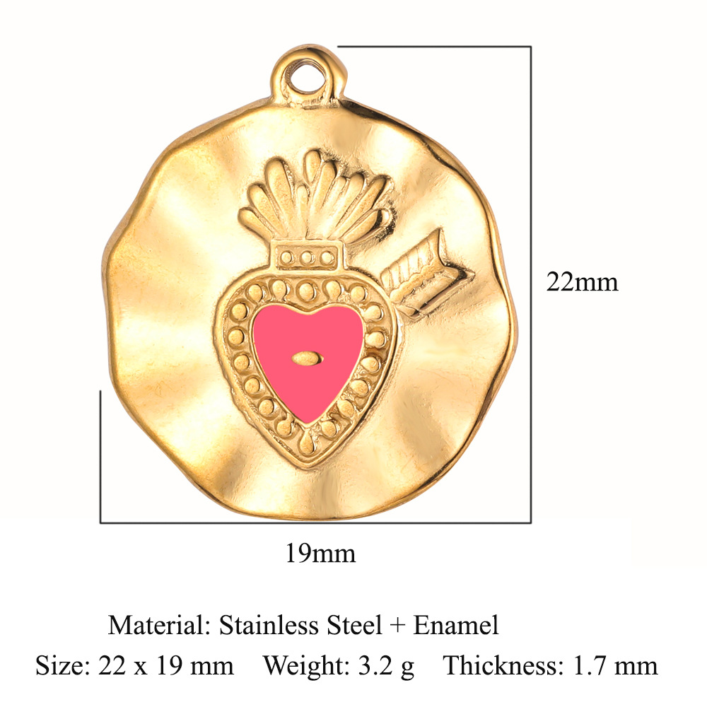 enamel charms vintage