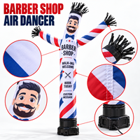 Ballon publicitaire gonflable Air Dancer pour salon de coiffure, idéal pour la promotion en extérieur, la visibilité et la personnalisation de la marque