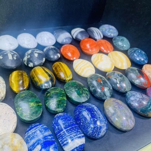 Wholesale Natural <strong>Red</strong> Jasper Carved Tiger Eye Palm <strong>Stone</strong> High Quality Lapis Lazuli for Home Decoration - Product Image 6